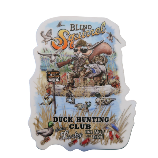 Duck Hunting Club Sticker