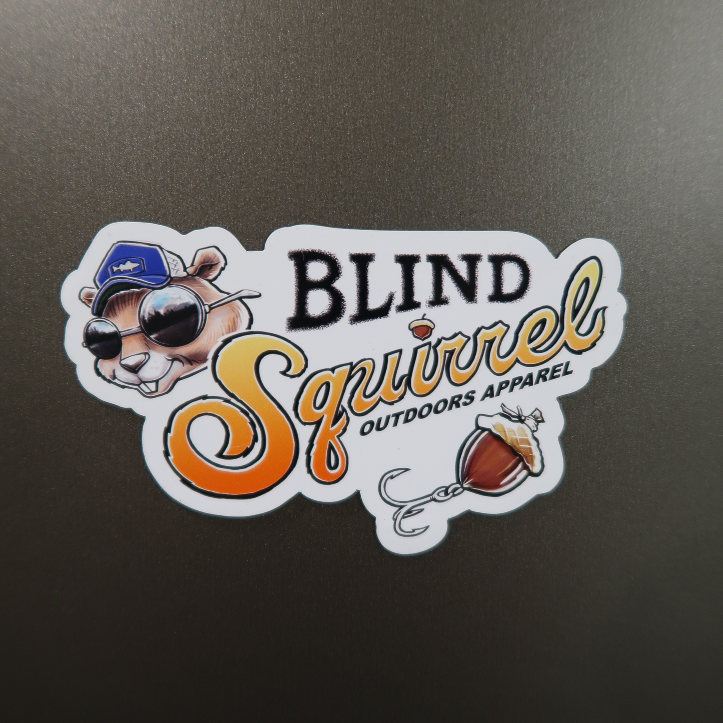 Blind Squirrel Clubs Logo Magnet